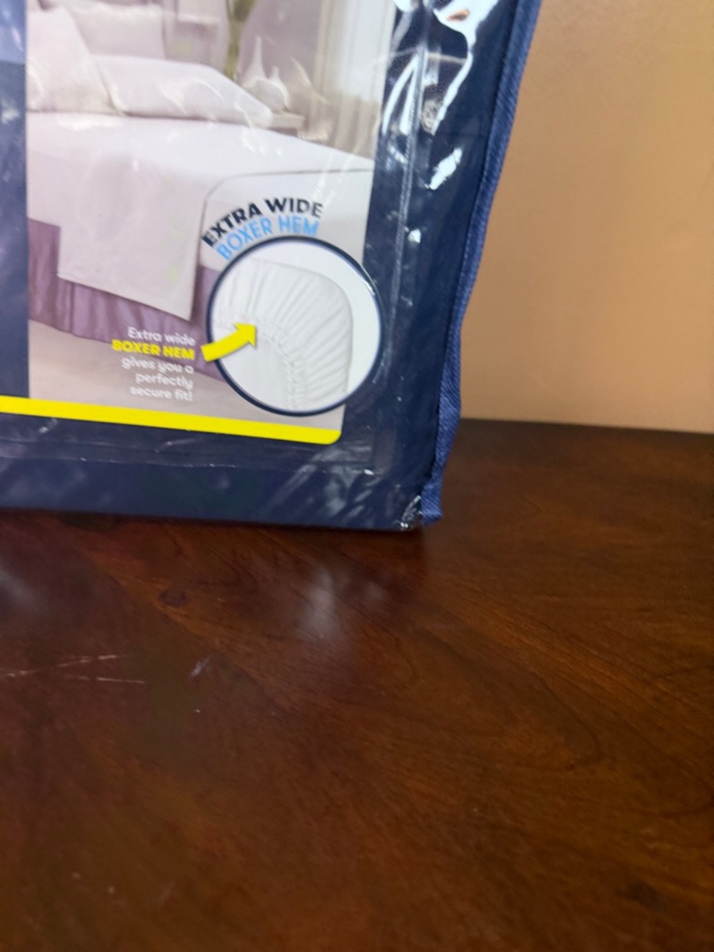 Serta Comfy Sleep 6-Piece Sheet Set — Navy Blue Full - Picture 3 of 6